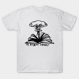 Atomic Library Exploding Book Logo T-Shirt